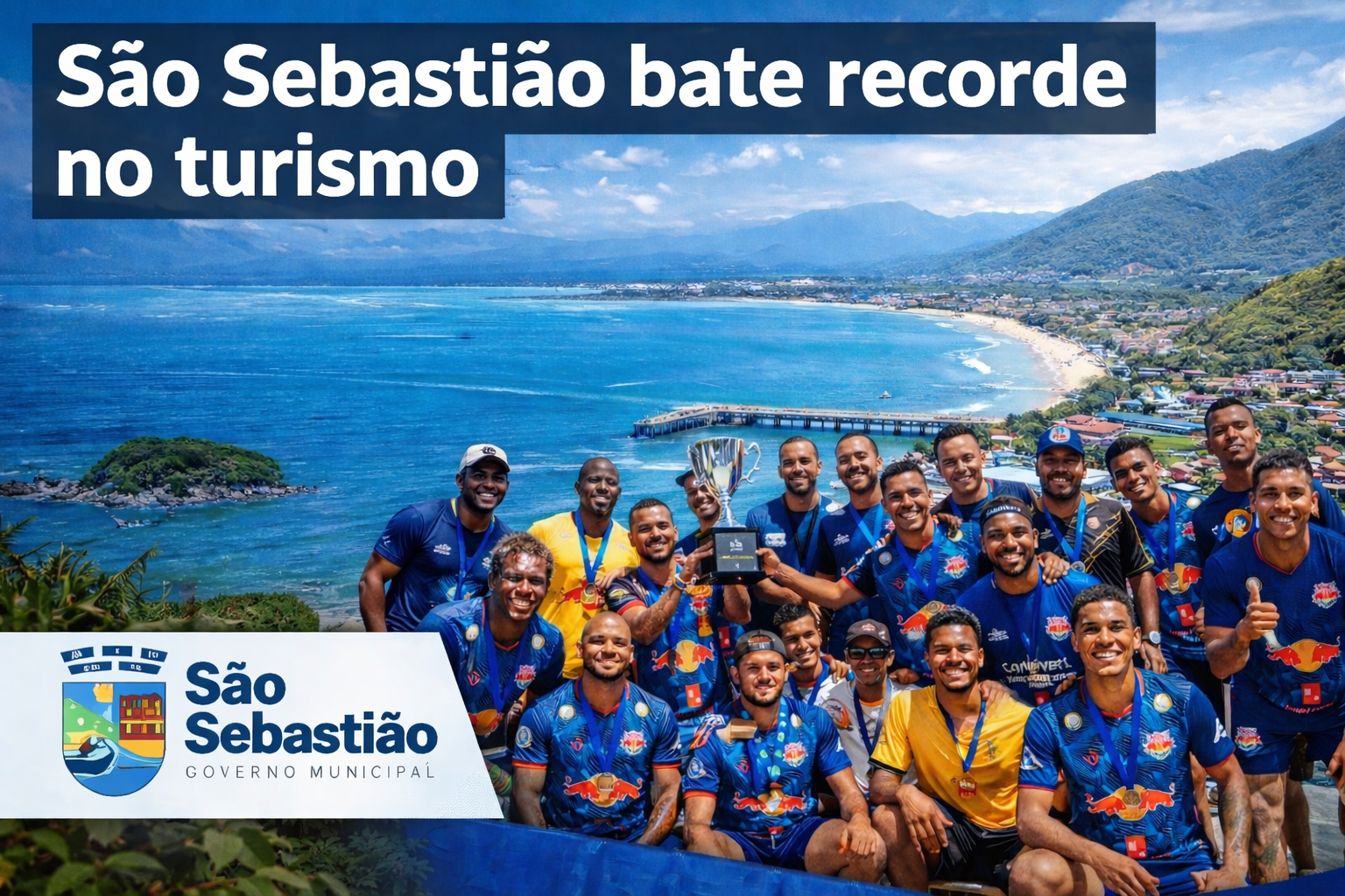 SÃO SEBASTIÃO BATE RECORDE NO TURISMO