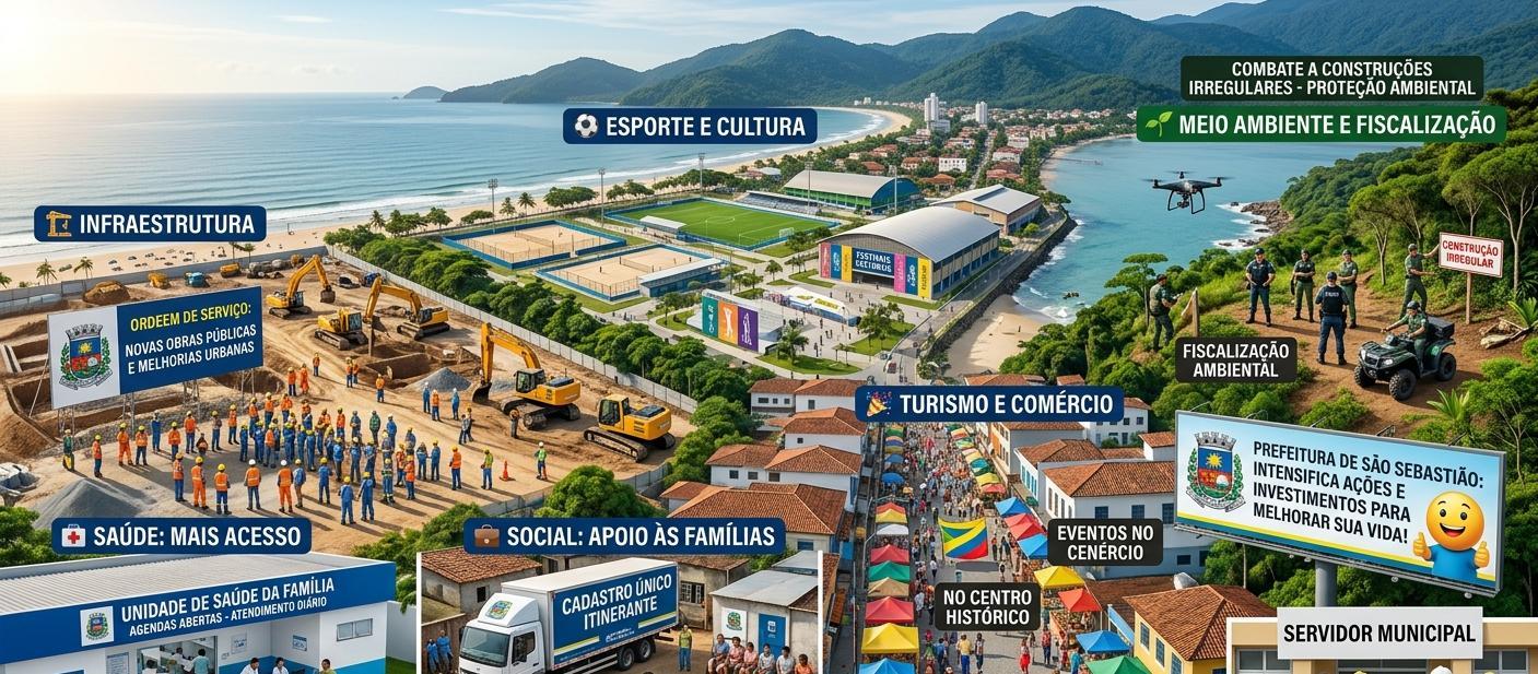 SÃO SEBASTIÃO: PREFEITURA EM AÇÃO