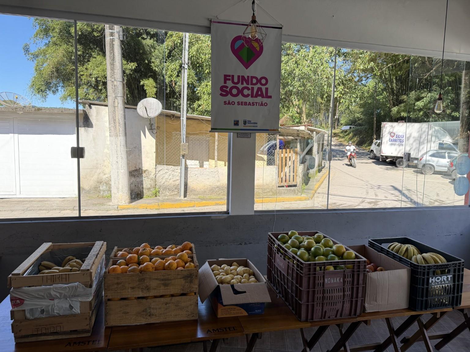 SÃO SEBASTIÃO: HORTIFRUTI  SOLIDÁRIO EM JUQUEHY