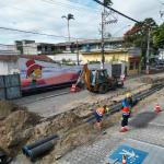 SÃO SEBASTIÃO: OBRAS NA VILA AMÉLIA AVANÇAM