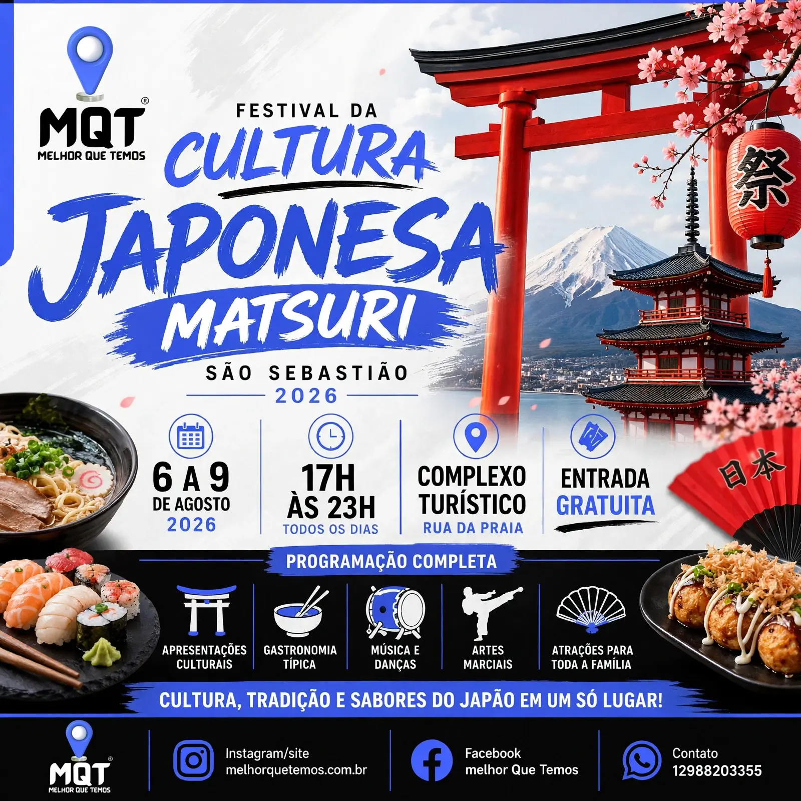 SÃO SEBASTIÃO:FESTIVAL DA CULTURA JAPONESA