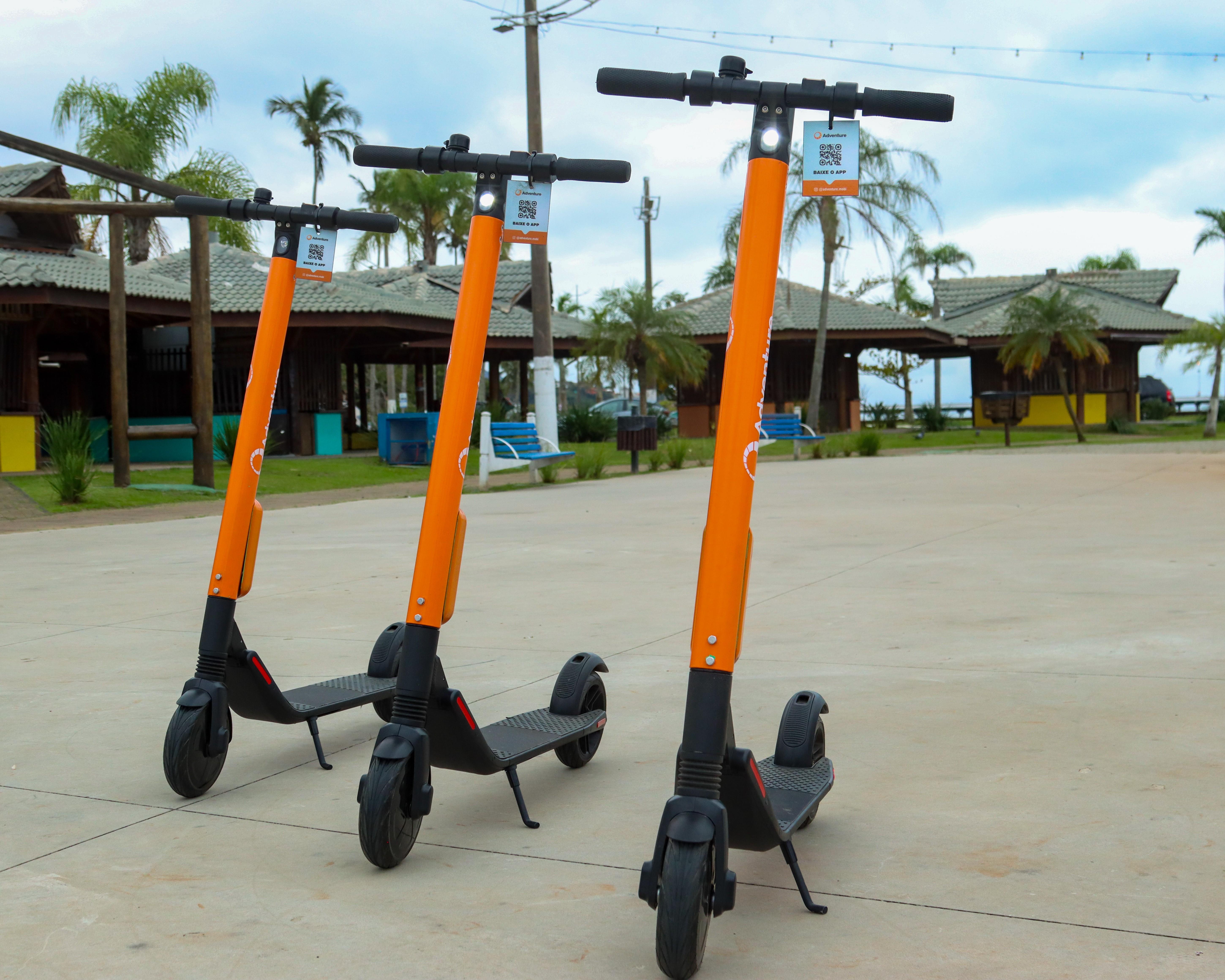 SÃO SEBASTIÃO GANHA 250 PATINETES ELÉTRICOS