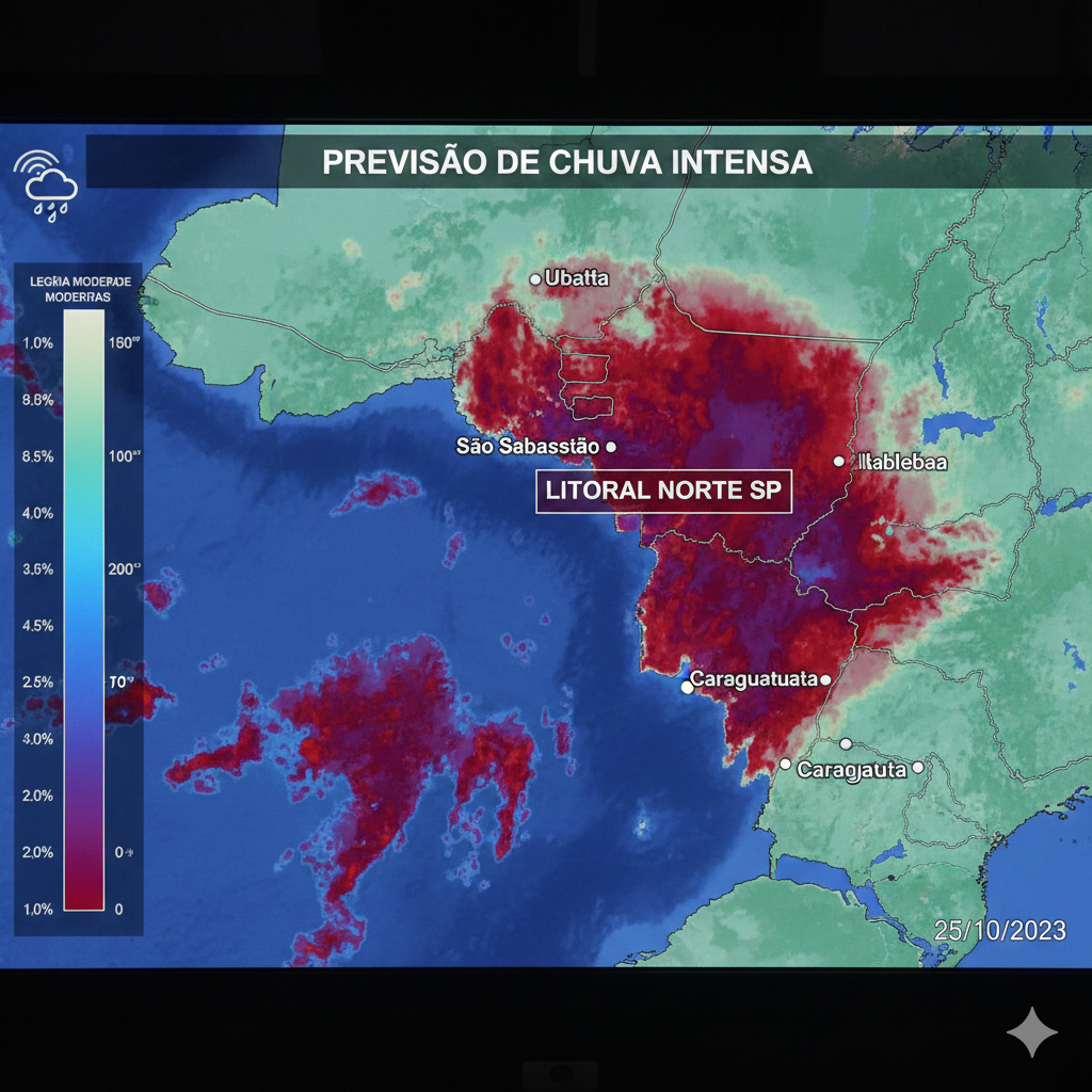DEFESA CIVIL:SÃO SEBASTIÃO EM ALERTA