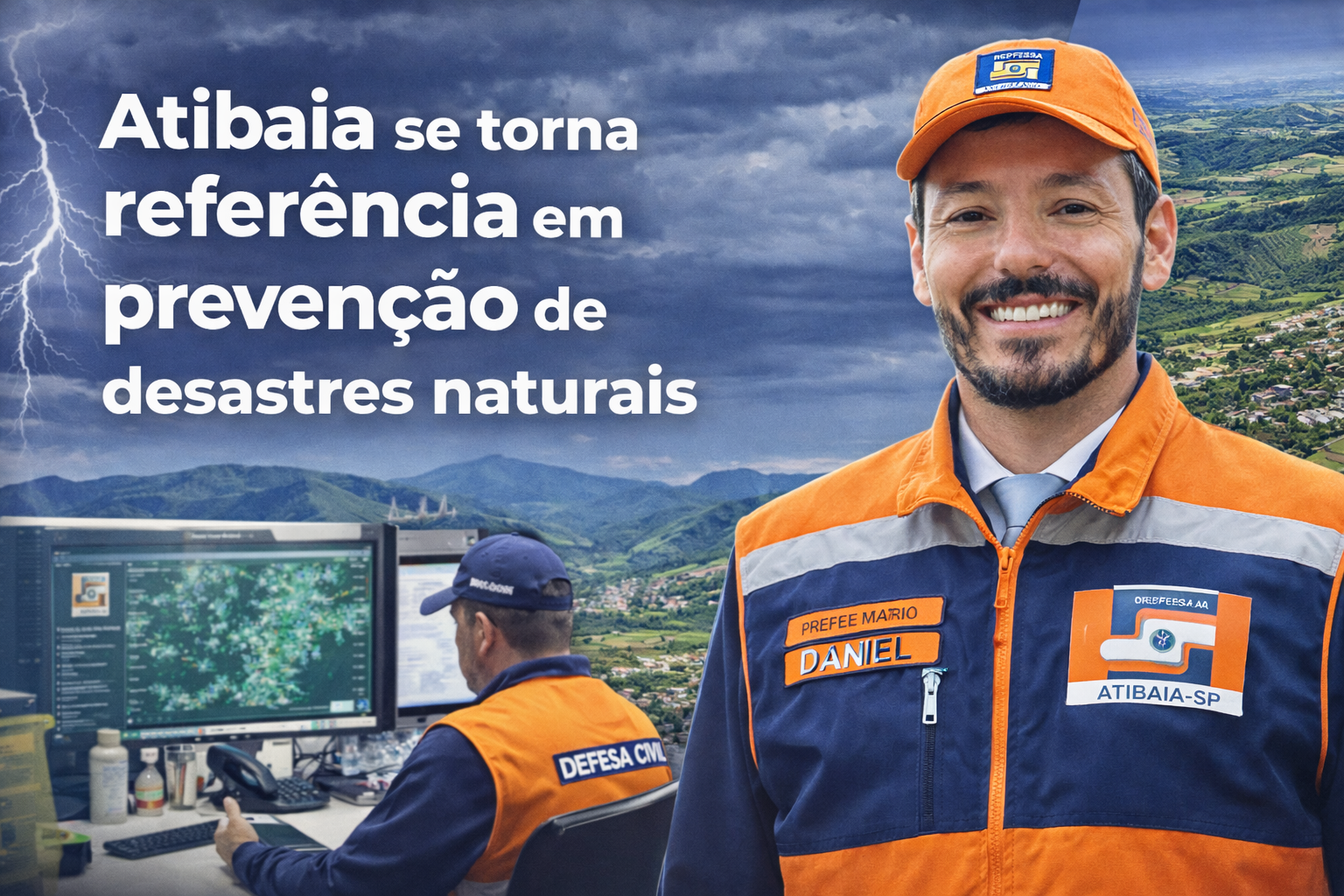 Atibaia Referência em Prevenção de Desastres Naturais.