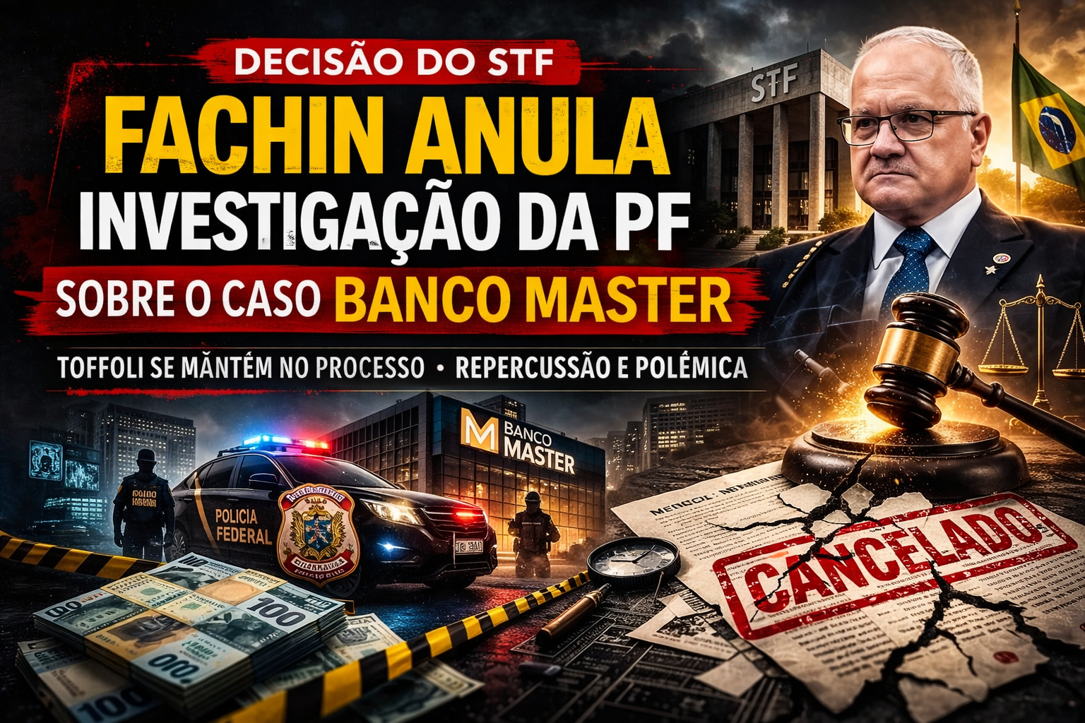 Fachin anula investigação da Polícia Federal