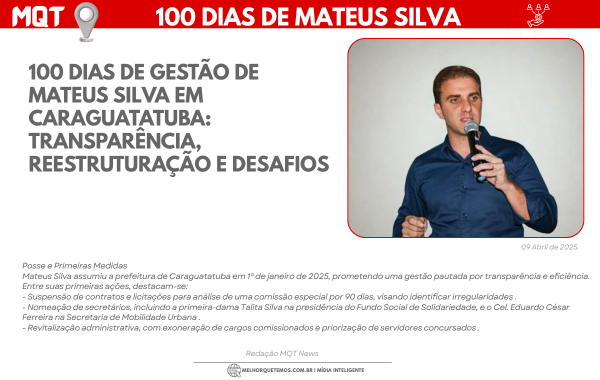 100 Dias de Mateus Silva em Caraguatatuba