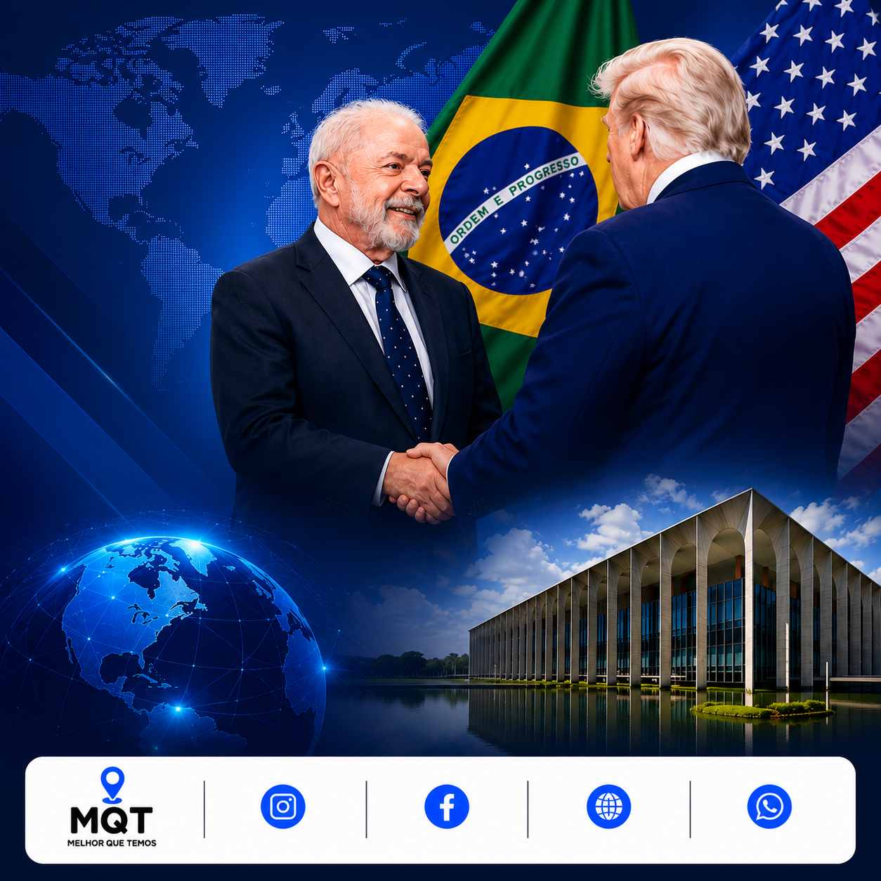 LULA RECEBE CONVITE DOS EUA