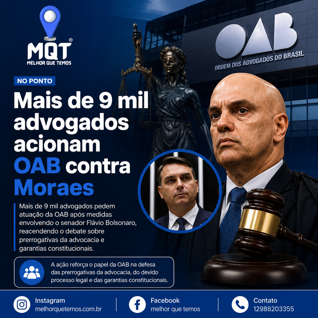 9 MIL ADVOGADOS ACIONAM OAB CONTRA MORAES