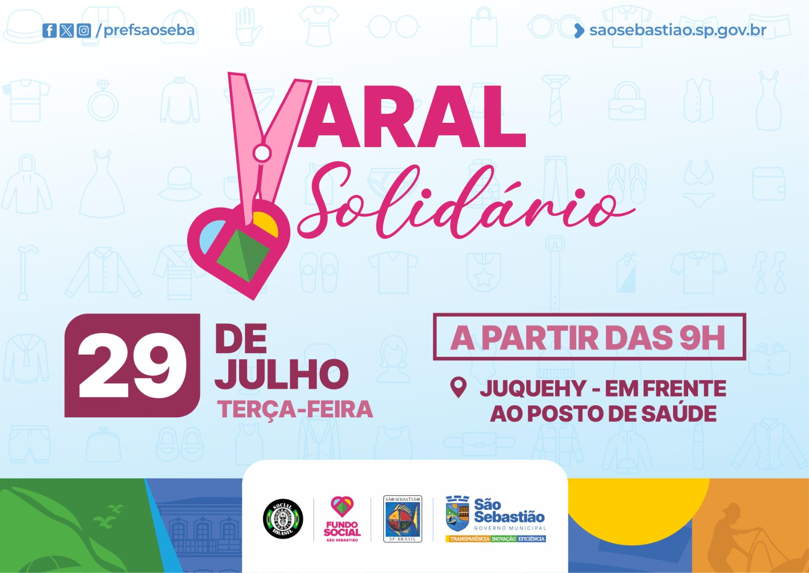 Fundo Social realiza Varal Solidário em Juquehy