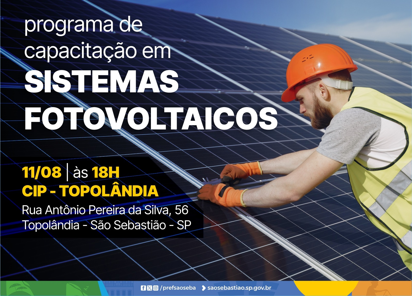 São Sebastião lança programa de capacitação em energia solar em parceria com a EDP