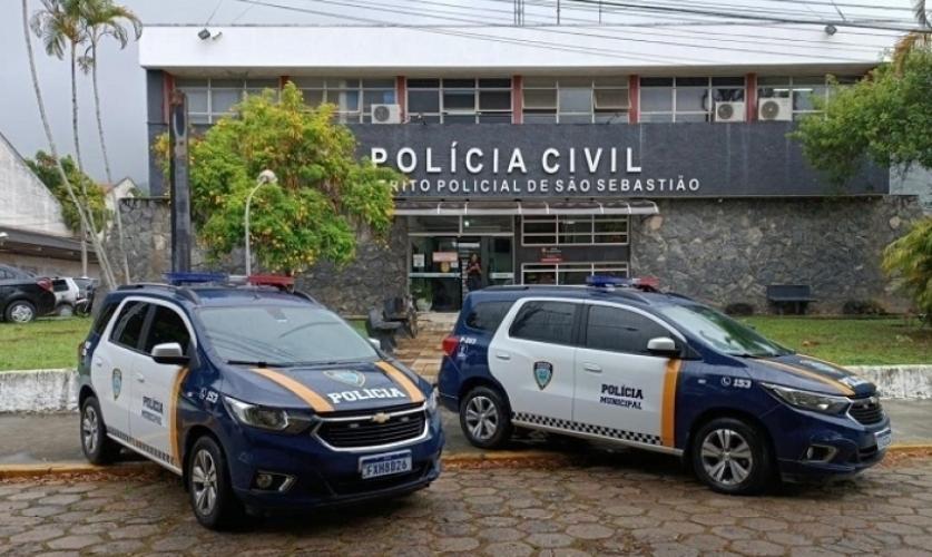 A Polícia Municipal de São Sebastião prendeu...