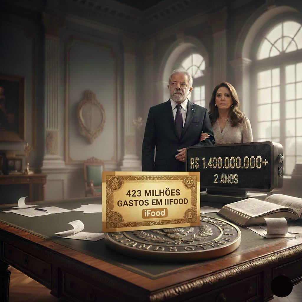 Lula Gastou 423 Milhões  com IFOOD
