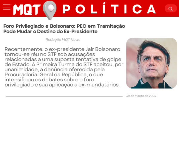 Bolsonaro Elegível?