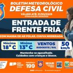 Frente fria e ar polar devem derrubar as temperaturas nos próximos dias em São Sebastião
